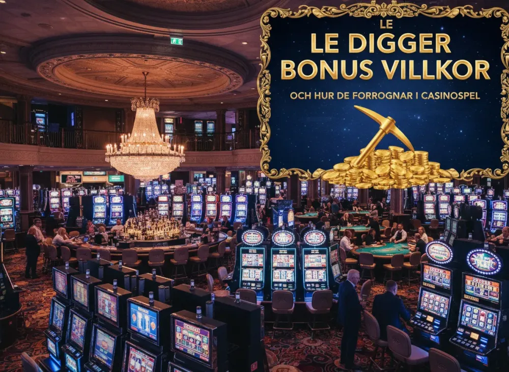 Le digger bonus guide för svenska spelare online